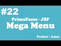 PrimeFaces - JSF Tutorial Mega Menu in PrimeFaces using Netbeans IDE Part-22