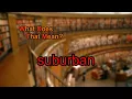 What does suburban mean