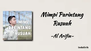 al arifin mimpi parintang rusuah lagu musibah marapi lirik lagu