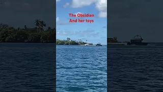 The superyacht Obsidian and her toys 85 meters for $120 million