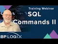 Training Webinar SQL Commands II