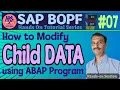 Add Data to Child Node - ABAP Program BOPF Tutorial