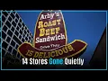 Arby s quietly closes 14 stores across eight states