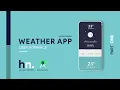 Weather App UI Design part 1 Android Studio Tutorial hash nick