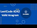Valid Anagram LeetCode 242 Python