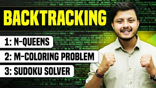 BackTracking N-Queens M-Coloring Problem Sudoku Solver