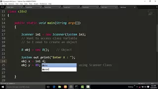 How to use instance variable in Java Program