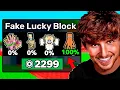 I Secretly CHEATED in a Lucky Block Race.. Ft. Foltyn
