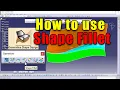 CATIA V5 - How to use Shape Fillet