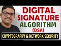18-DSA Algorithm Explained How Digital Signatures Work in Network Security Understanding DSA