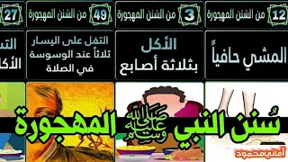 سنن مهجورة عن النبي سنن النبي صل الله عليه وسلم سنن الرسول سنن منسية 