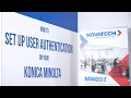 How to Setup Account And User Authentication on Konica