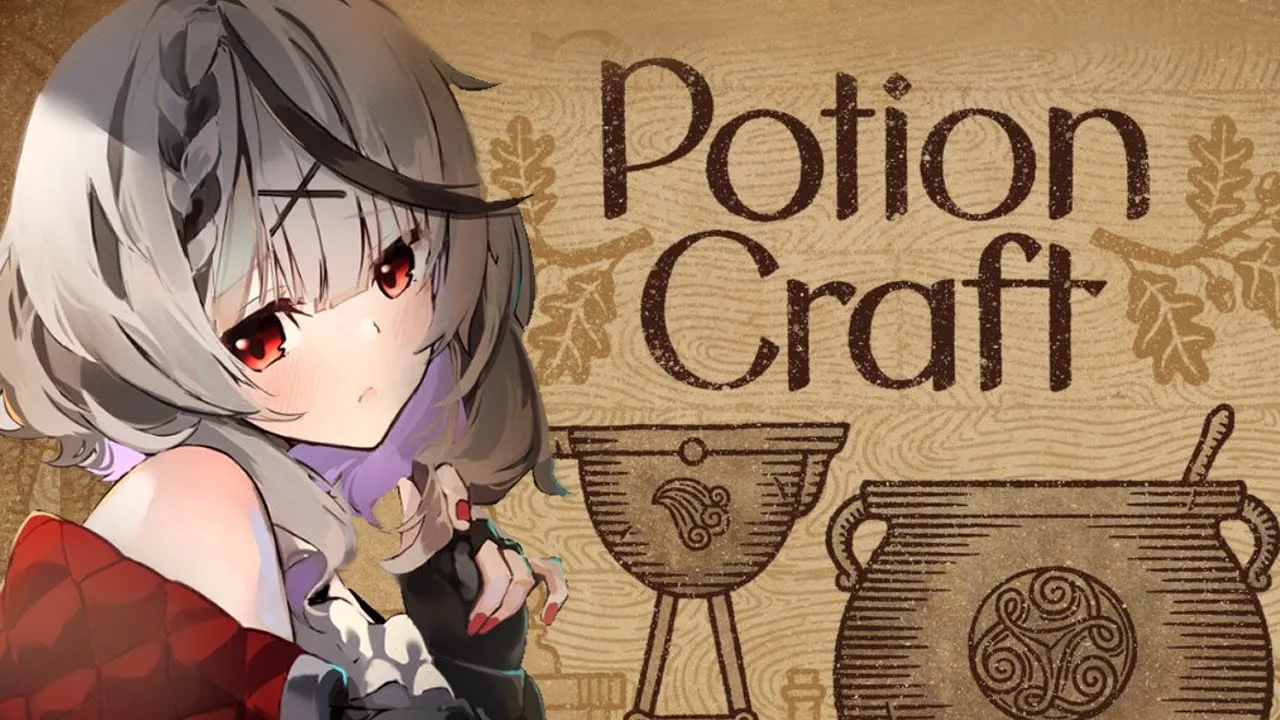 【PotionCraft】時間泥棒ゲー！オクスリを錬成するアトリエ系シミュレーション！【沙花叉クロヱ/ホロライブ】