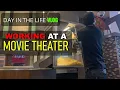 Working at a Movie Theater Day in the Life Vlog 2024