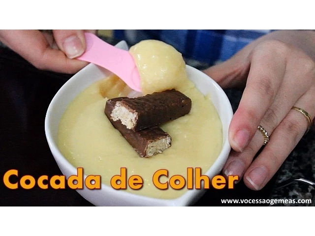 COCADA DE COLHER RECEITA FÁCIL GÊMEAS NA COZINHA