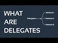 What are Delegates in C