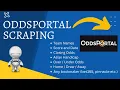 OddsPortal Scraping Master Guide - Closing Odds Asian Handicap etc