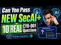 Can You Pass the New CompTIA SecAI Exam 10 Real CY0-001 Practice Questions