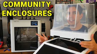 Testing two community Snapmaker U1 top covers - Cheap enclosures