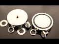 ULIBERMAGNET 150LB 2Pack Strong Round Neodymium Magnet