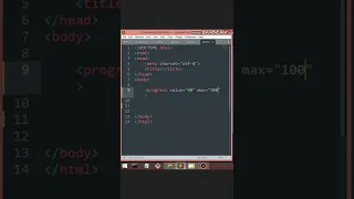 how to Create Progress bar Withouth css only one tag of html make progress bar