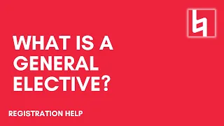 What is a General Elective My Berklee Registration Tutorial