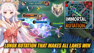 how to play lunox like a pro rotations that make every lane win lunox gameplay