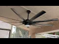 Fanimation Slinger V2 Indoor Outdoor Ceiling Fan with LED 72 inch