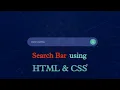 Responsive Full Screen Google Search Bar Using HTML CSS