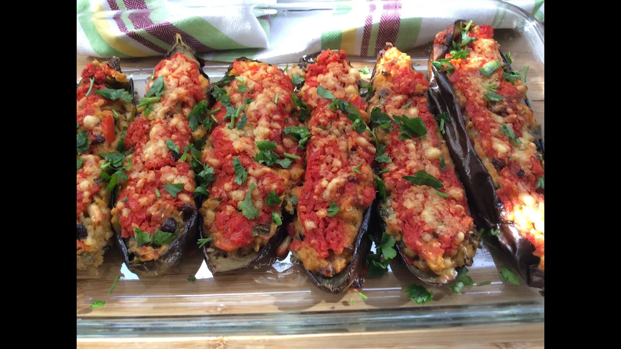 SICILIAN STYLE STUFFED EGGPLANT