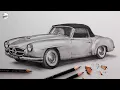 How to Draw a Realistic Car Narrated for Beginners