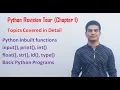 Python Revision Tour Class 12 Computer Science with Python 4