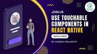 Touchable Components In React Native TouchableOpacity React Native Tutorial In Hindi