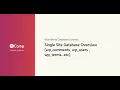Single Site Database Overview wp - comments wp