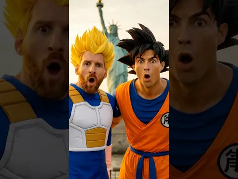 Ronaldo and Speed ​​collaborated to create the giant dragon  #ronaldo#ai #shorts #neymar #messi