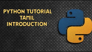 Python Tutorial in tamil Beginner to Advance 2024