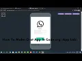 How to Make Whatspp In App Lab code org by sky coding