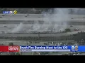 Brush Fire Burns Next To 105 Freeway In Hawthorne
