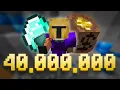 How to make OVER with DIAMOND MINING Hypixel Skyblock