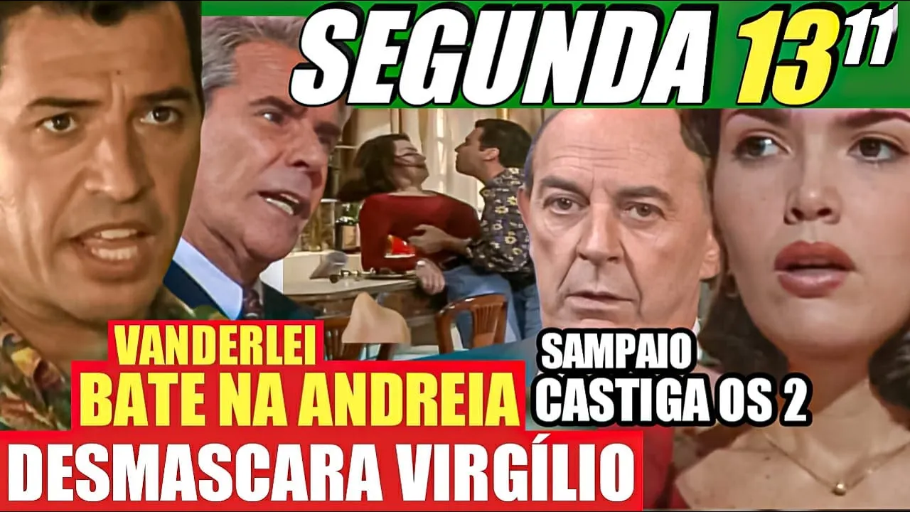 MULHERES DE AREIA Capítulo de hoje SEGUNDA 06/11  - Resumo da novela mulheres de areia hoje