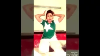 Pakistani Poonam pandey Strip Dance Crying after India Defeat Pakistan in T20