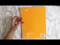 Turning a Notebook Into a DIY Planner Cheap Planning