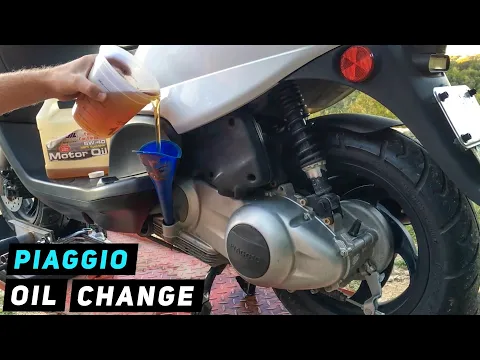Download MP3 Piaggio Fly - Engine Oil Change | Mitch's Scooter Stuff