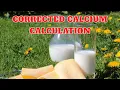 Naplex Calculation level difficulty easy corrected calcium formula