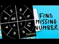 Find the missing number in inner circle quadrant 2 Math Puzzle Answer