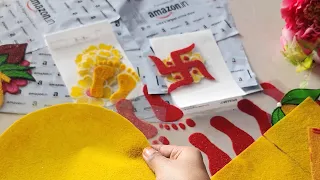 Ready Rangoli Order Packing from Amazon l Live Order Packing Radhika Creation