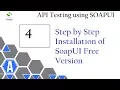 WebService Testing Step by Step SoapUI Free Installation