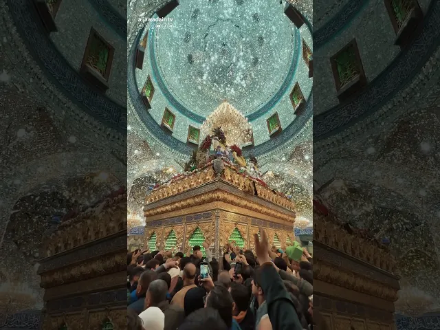 ⁣ولد القمر واستبشر الكون برؤية وجهِ كافل كعبة الصبر والإباء.