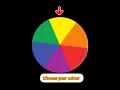 Choose your favourite colour spinning wheel game Trending wheel game