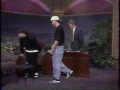 Donnie Wahlberg and Marky Mark on Jay Leno Loungin